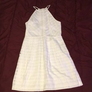 White eyelet dress
